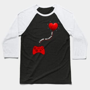 Gamer controller valentines day Baseball T-Shirt